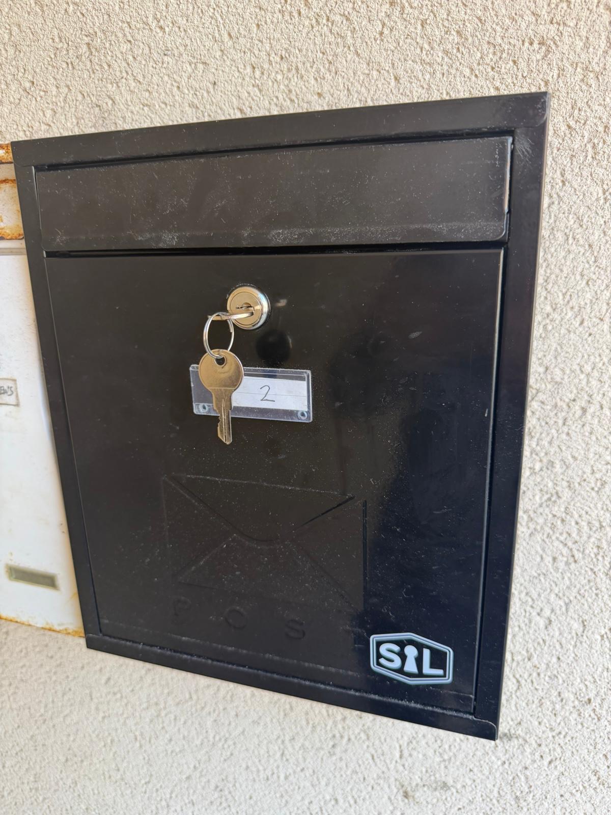 External secure post box installed and keyed by A Slater & Son locksmith Teesside